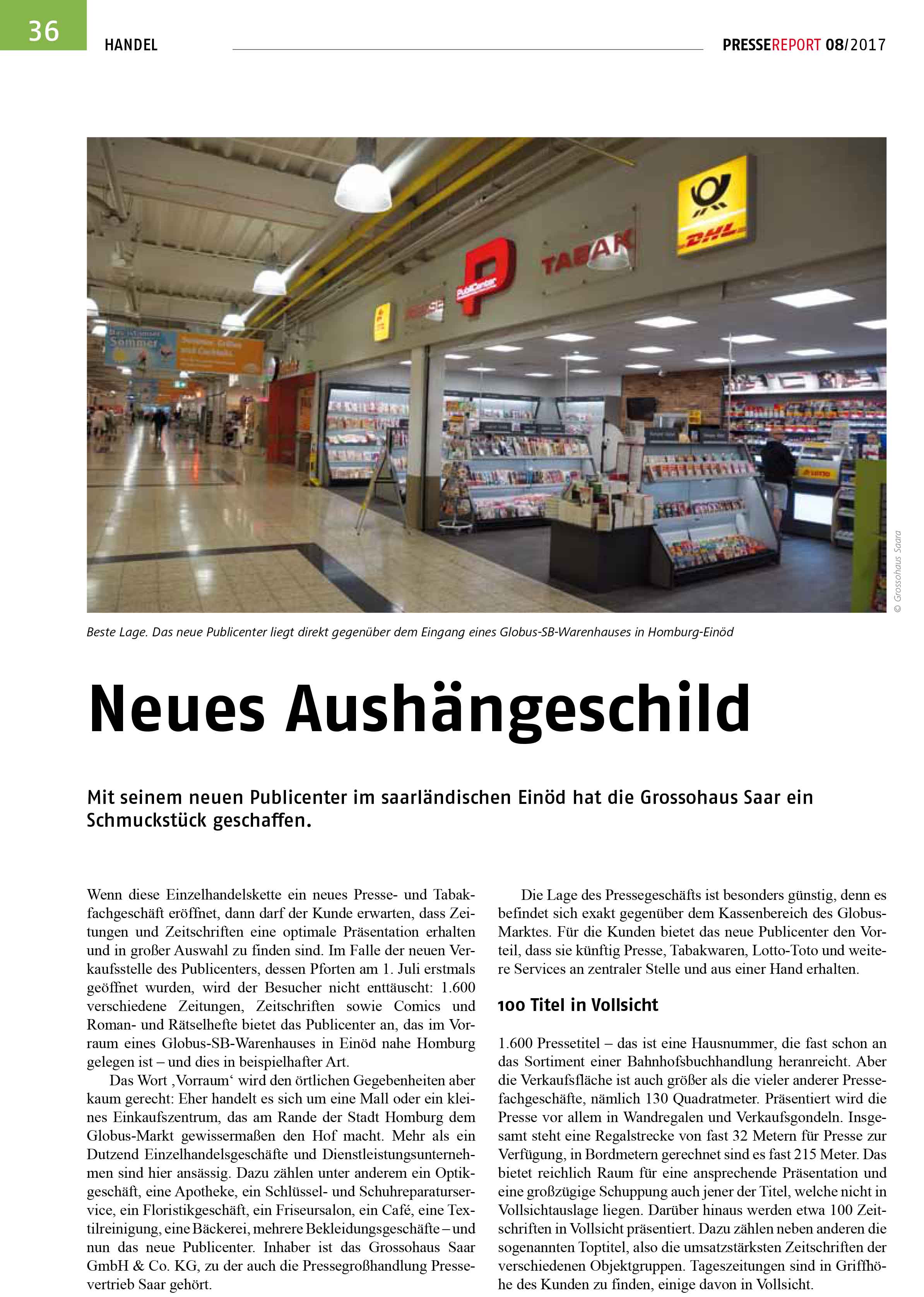 PubliCenter Pressereport 