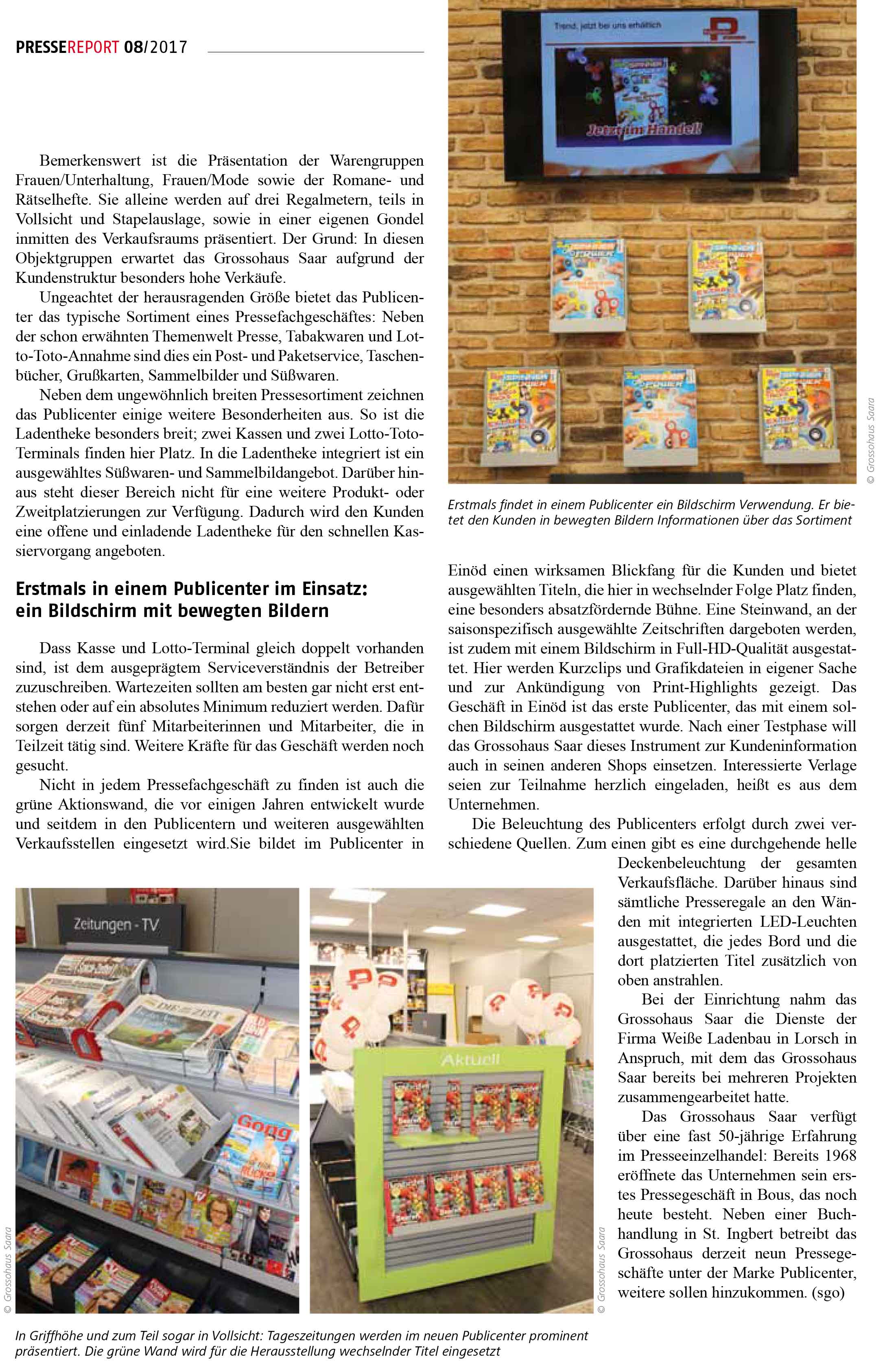 PubliCenter Pressereport 